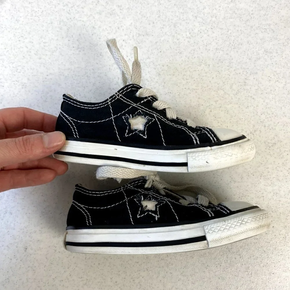 Converse One Star Black Sneakers 6